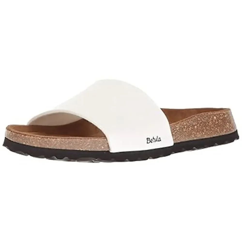Betula Women’s Size 10.5 EU 41 White Birko-Flor Sandals